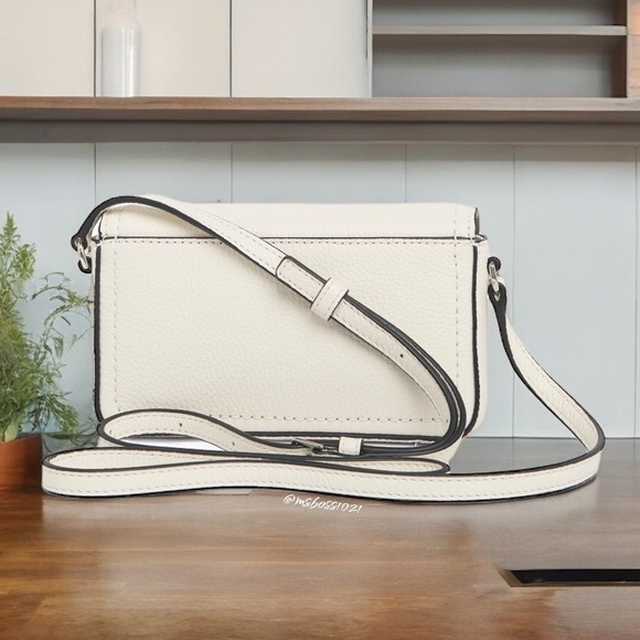 MARC JACOBS Groove Leather Mini Crossbody + Cardholder in Cotton NWT - Picture 9 of 10